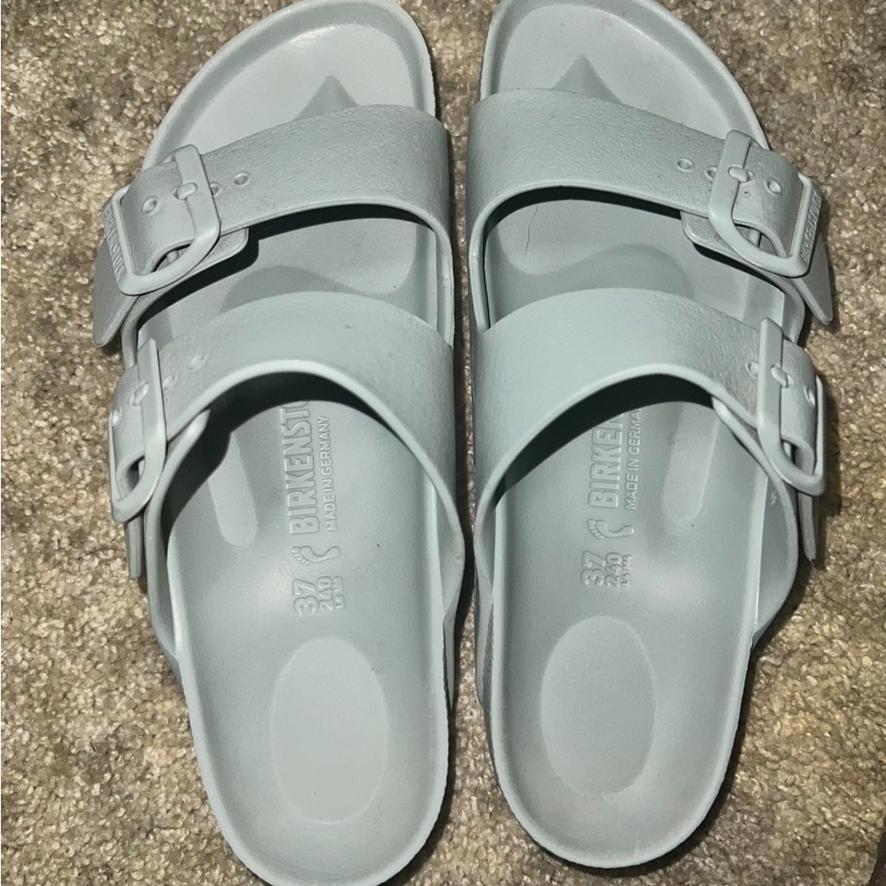 Birkenstock Gray Adjustable Sandals